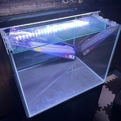 水槽 水槽台 ヒーター 濾過槽 LED 他セット