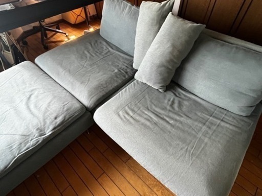 イケアソファ 美品】IKEA イケア ヘムリングビーソファー 2枚 イケアソファ 美品】IKEA イケア ヘムリングビーソファー 2枚