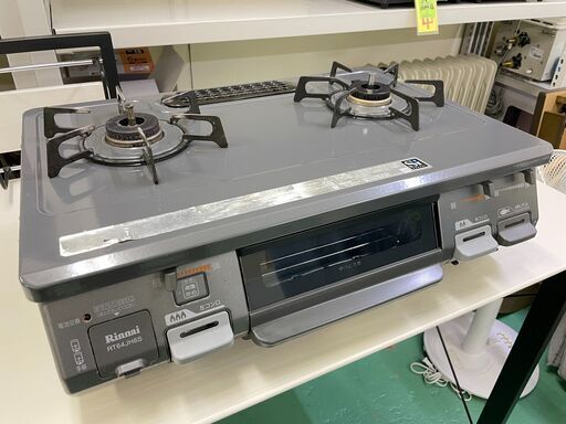 【Rinnai】ガステーブル LPガス プロパン用 2018年 RT64JHS-L 左強火 ガス台 新生活 キッチン 生活家電 福島 郡山市 a