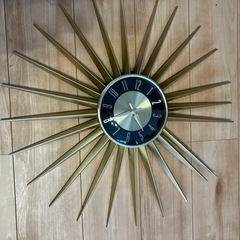 太陽型壁掛け時計　