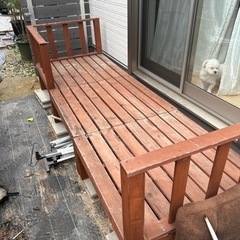 ウッドデッキセット お譲り予定者決まりました！
