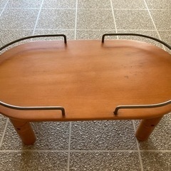 リッチェル　ペット用　木製テーブルダブル