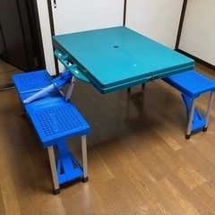 【あげます】折り畳み式キャンピングテーブル
