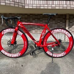 ロードバイク　Cyrusher-XC700 　　レッド　2×7　14変速