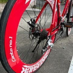 ロードバイク　Cyrusher-XC700 　　レッド　2×7　14変速