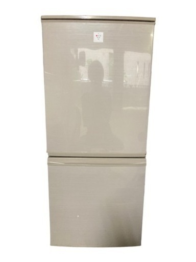 SHARP シャープ 137L 2ドア冷蔵庫 ホワイト プラズマクラスター冷蔵庫 つけかえどっちでもドア SJ-PD14A-C