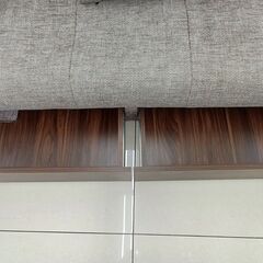 ☆ジモティ割あり☆ ソファー ブラウン系 H74×D76×W157 クリーニング