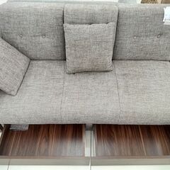 ☆ジモティ割あり☆ ソファー ブラウン系 H74×D76×W157 クリーニング