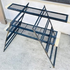 アウトドア DOD テキーラテーブルブラック 夫の趣味！鉄板6枚