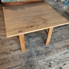 木製テーブル 90×81 5日以内