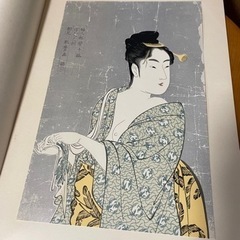 歌麿　浮世絵プリント　婦人相学拾躰　浮気の相　名作版画　ポスター