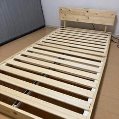 シングルベッド 木製 すのこ ベッドフレーム