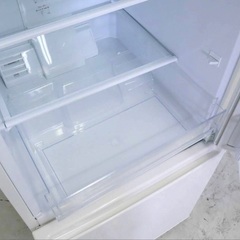 【2020年製•201L】アクア AQUA 冷蔵庫 2ドア 右開き 201L AQR-20K-W ミルク