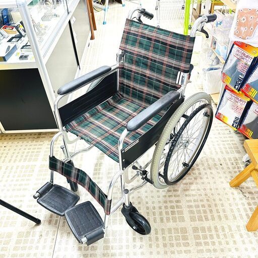 10/4マキライフテック 車いす 22インチ 自走式 折りたたみ