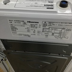 #I-71【ご来店頂ける方限定】Hisenseの8、0Kg洗濯機です