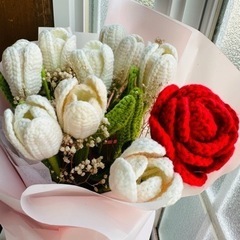 ママの日花束 手作り プレゼント 11本 バラ チューリップ サプライズ