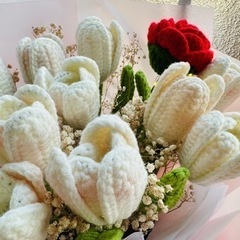 ママの日花束 手作り プレゼント 11本 バラ チューリップ サプライズ