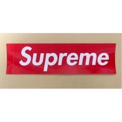 supreme BOXロゴステッカー 赤 定番