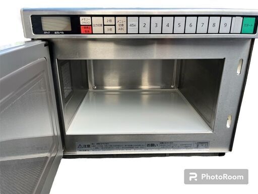 Panasonic/パナソニック 業務用電子レンジ NE-1802 2019年製 単相200V 1800W ヘルツフリー 厨房機器 中古品 動作品