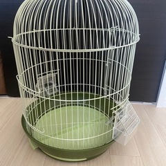 鳥カゴ　鳥ゲージ　緑