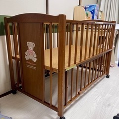 最終値下、近所配送可能、日本製　赤ちゃんベッド  
