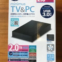 ELECOM 外付けハードディスク 2TB