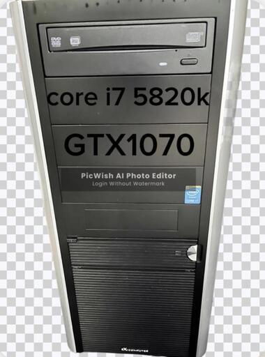 ゲーミングPC i7 5820K/16G/GTX1070/SSD+HDD