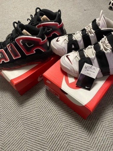 NIKE air more uptempo モアテン　ゼブラ　クリムゾン