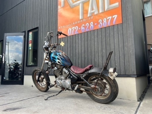 ★12万円！ビラーゴ250 フルカスタム！不動車　カスタムベース！ヤマハ　ビラーゴ　3DM ロング　チョッパー ☆12万円！ビラーゴ250 フルカスタム！不動車 カスタムベース！ヤマハ