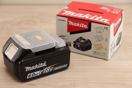 未使用 makita マキタ バッテリー 18V 6.0Ah 箱あり BL1860B (D5203msxY)