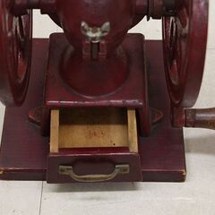 コーヒーミル COFFEE アンティーク ミル 手動式　オブジェ レトロ 手回し 手挽き 当時物 (R2318wY)