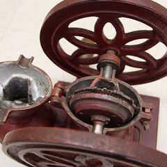 コーヒーミル COFFEE アンティーク ミル 手動式　オブジェ レトロ 手回し 手挽き 当時物 (R2318wY)