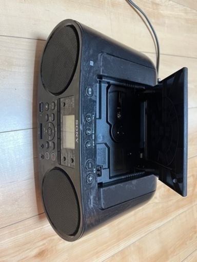 ソニー CDラジオ Bluetooth/FM/AM/ワイドFM対応 語学学習用機能 電池駆動可能 ブラック ZS-RS81BT