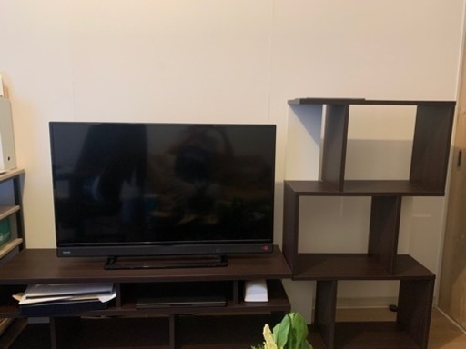 テレビ台　本棚　セット