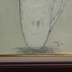 片山弘明 「リラ」 F4 油彩 一枚の繪 絵画 (R2324sxwY)