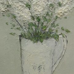 片山弘明 「リラ」 F4 油彩 一枚の繪 絵画 (R2324sxwY)