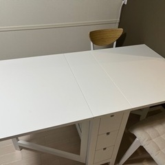 ダイニングテーブル　チェア×2　IKEA