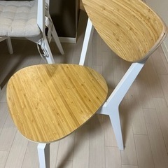 ダイニングテーブル　チェア×2　IKEA