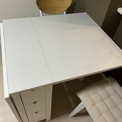 ダイニングテーブル　チェア×2　IKEA