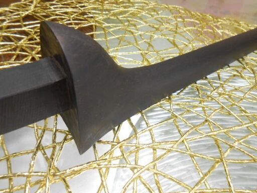 B現品販売21.980円 沖縄三線専用 未塗装黒檀棹 自作へ挑戦