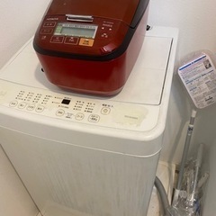 洗濯機と炊飯器セット！！