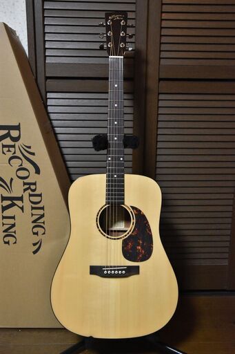 アコースティックギター　Recording King RD-G6  値下げしました。
