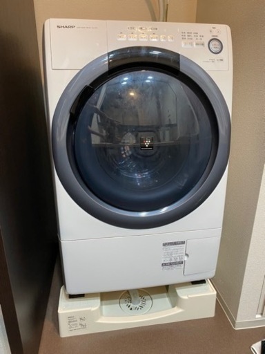 SHARPドラム式洗濯機 ES-S7D