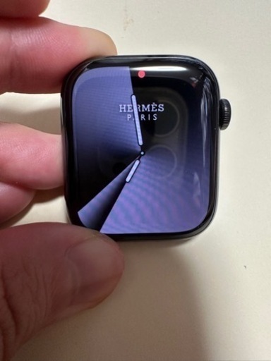 Apple Watch 7 エルメスモデルスペースブラック45mm(時計部分のみ、充電ケーブルあり、箱無し)