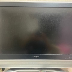 【受け渡し者決定】無料！差し上げます。シャープ37型液晶テレビ