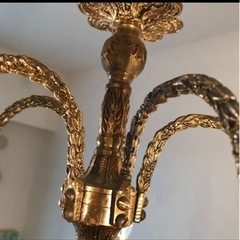 【引取り可能な方限定】海外取寄せアンティークシャンデリア