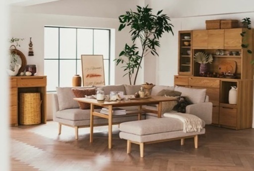 unico lomダイニングテーブル W1200 11/18までにお引取りいただける方】unico LOM（ロム）ダイニング