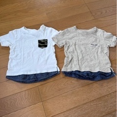 【美品】西松屋　80cmTシャツ　2枚セット