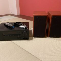 ONKYO TX-SR343 AVレシーバー　DENONスピーカーセット