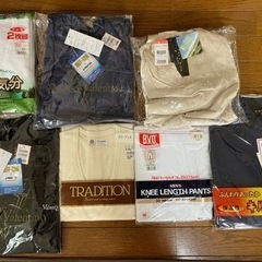 未使用のメンズ　Tシャツや肌着などセット